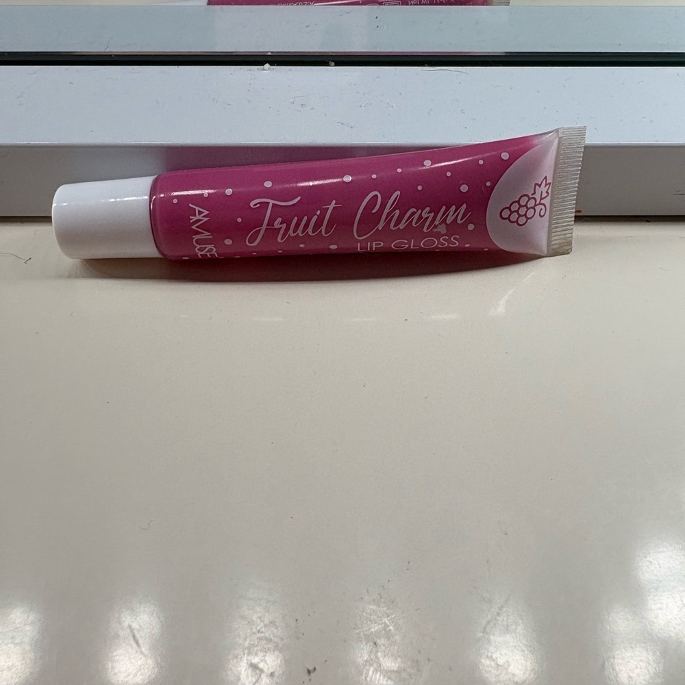Muse Fruit Charm Lip Gloss - Vibrant Pink